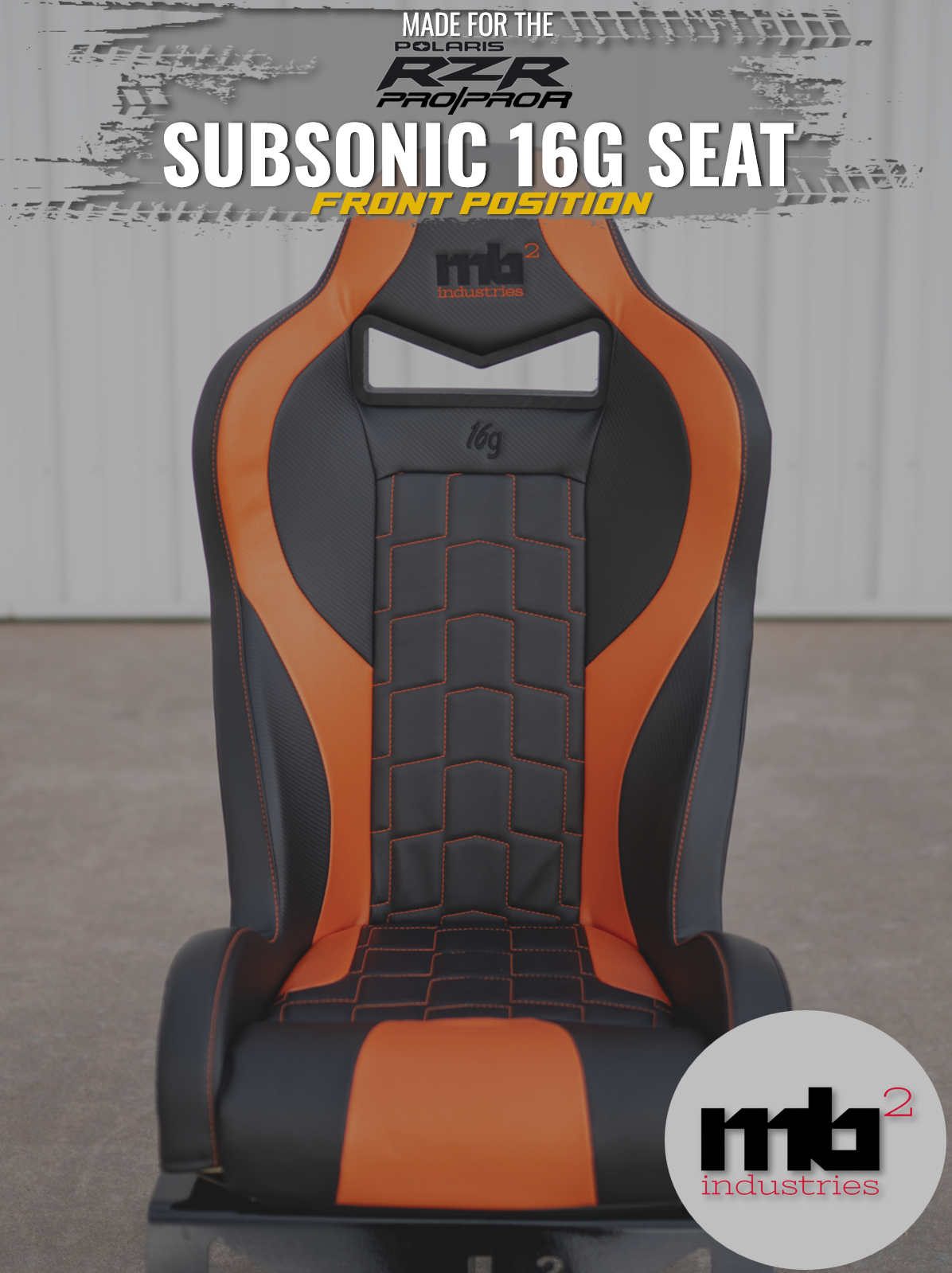 POLARIS RZR PRO R/R4 SUBSONIC 16G SEAT