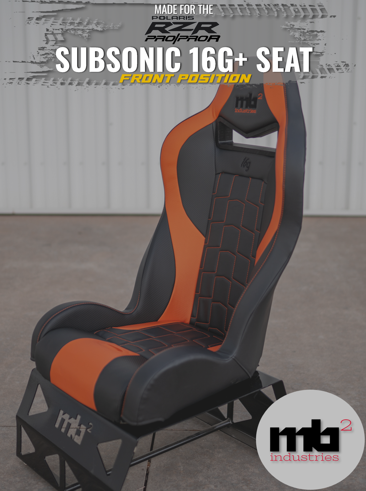 POLARIS RZR PRO R/R4 SUBSONIC 16G+ SEAT