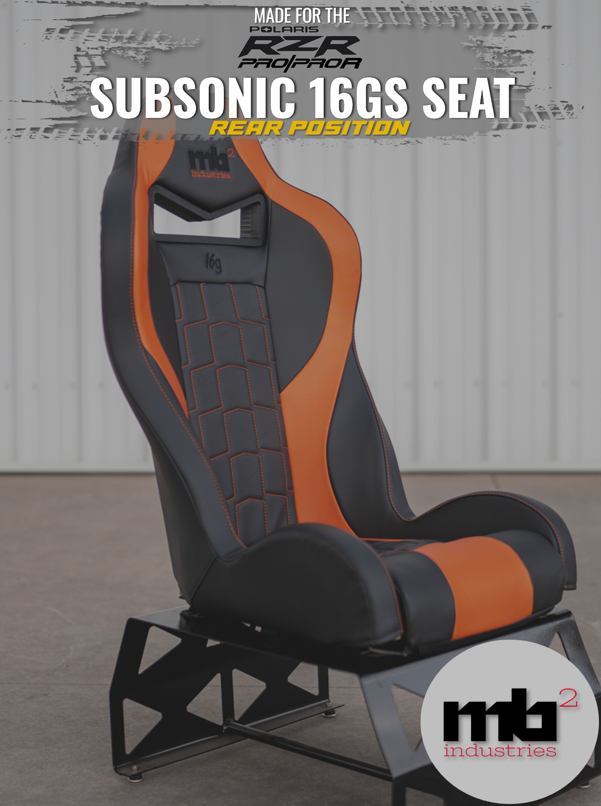 POLARIS RZR PRO R/R4 SUBSONIC 16GS SEAT
