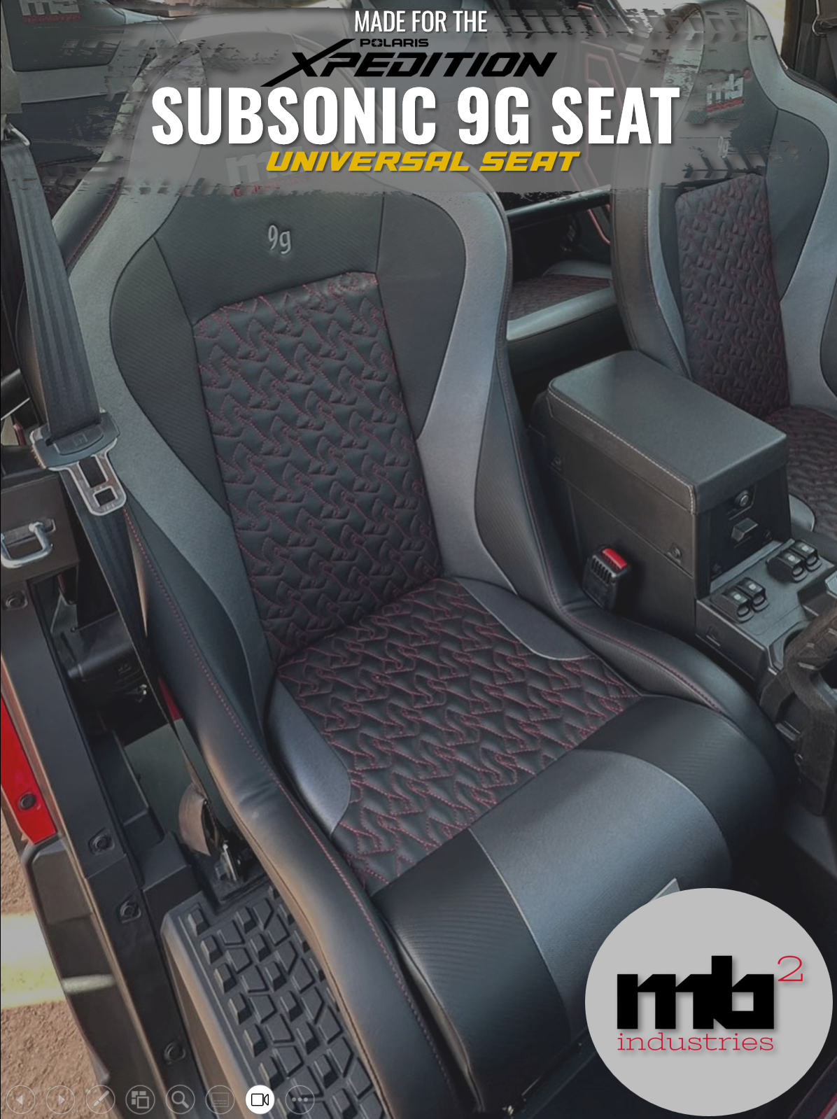 POLARIS XPEDITION SUBSONIC 9G SEAT